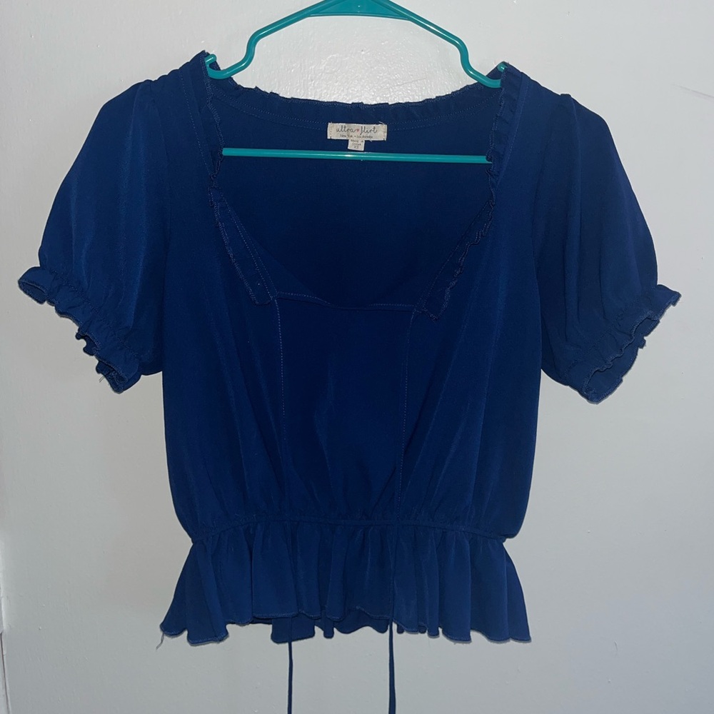 3/$25 Juniors Tie Front Top